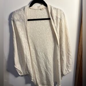 Slouchy Off White Cardigan